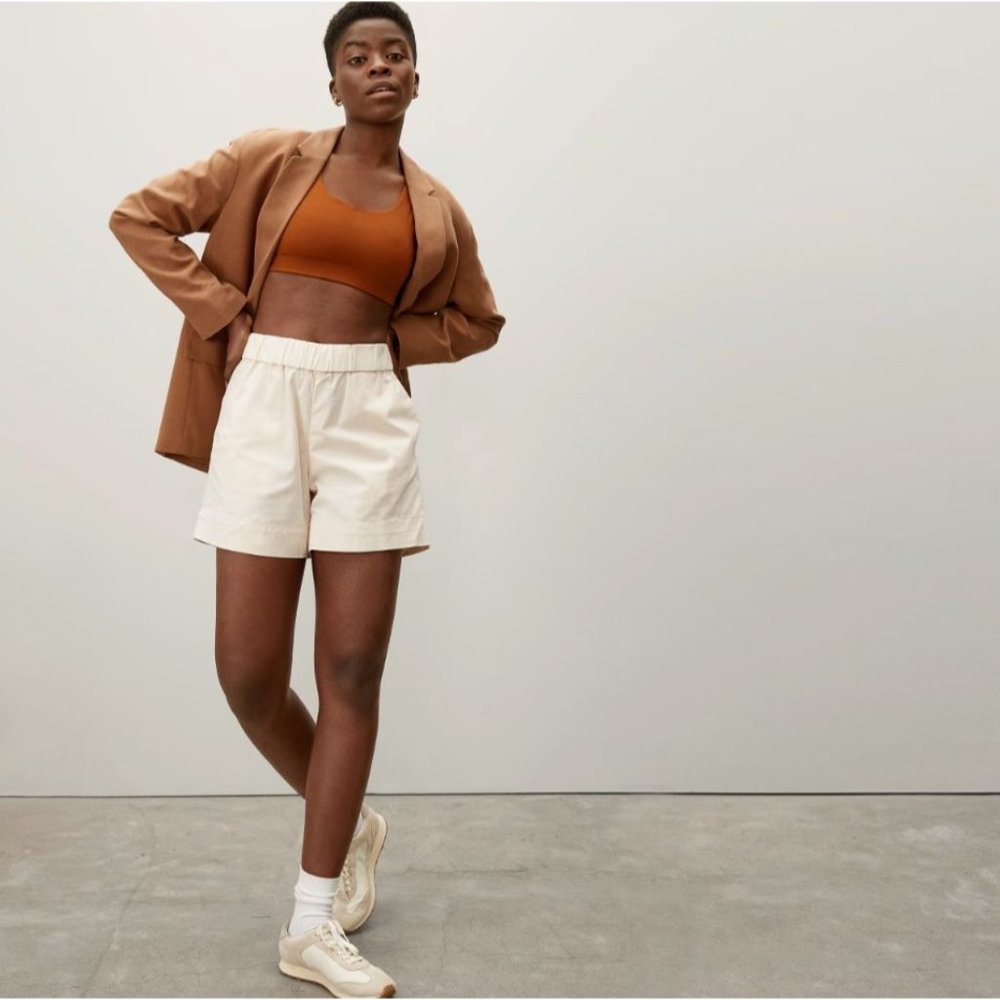 Everlane The Easy Blazer in Tan 6 New Womens Classic One Button Jacket - Picture 11 of 14